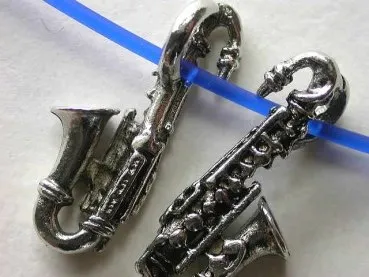 Pendent, Saxophon, 27mm, 1pc.