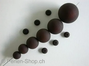Polaris Beads dark brown, 12mm, 5 pc.