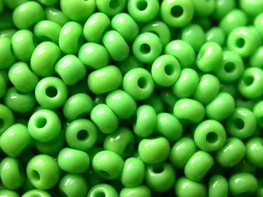 SeedBeads, deep green, 2.6mm, 17 gr.
