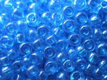 SeedBeads, light blue, 2.6mm, 17 gr.