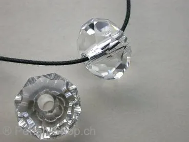 Swarovski Briolette Beads, 5041, crystal, 18mm, 1 Stk.