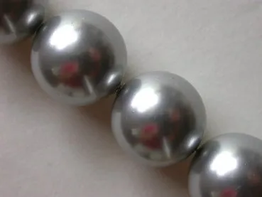 Sw Cry Pearls 5811, big hole, light grey, 14mm, 5 pc.