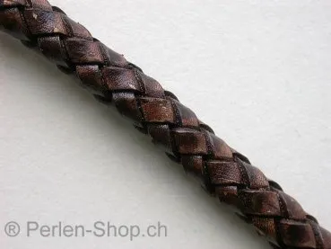 Leather Cord Bolo SOFT, ±100cm, brown, ±6.5mm, 1 pc.