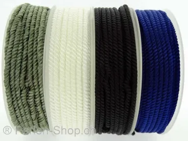 cord band, Color: white, Size: ±2mm, Qty: 1 Meter