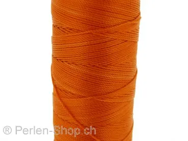 Beads Thread, Color: orange, Size: ±1mm, Qty:5 meter