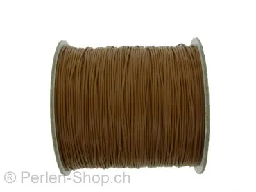 Beads Nylon Thread, Color: brown, Size: ±0.8mm, Qty:1 meter