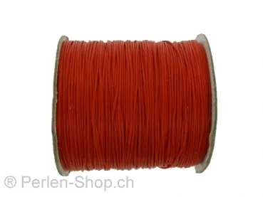 Beads Nylon Thread, Color: red, Size: ±0.8mm, Qty:1 meter
