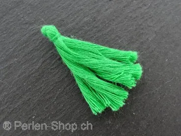 Tassel, Color: green, Size: ±2.5cm, Qty:1 pc.