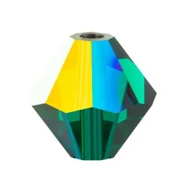 Preciosa Bicone, Farbe: Emerald AB, Grösse: 4mm, Menge: ±100 Stk.