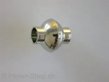 Magnetverschluss, ±13x12mm, platinumfarbig, 1 Stk.