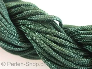 Nylon cord, green, ±1.3mm, 1 meter