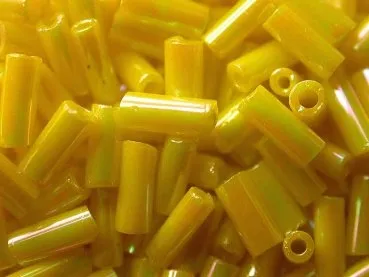 Bugles, yellow, 5mm, 17 gr.