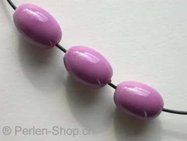Ceramic Beads, cylinder, ±18x13mm, purple, 1 pc.