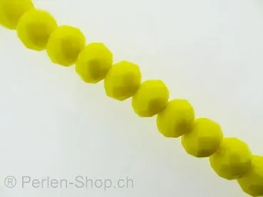 Briolette Beads, Coleur: jaune, Taille: 6x8mm, Quantite: 15 piece
