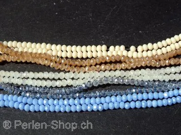 Briolette Beads, Coleur: crystal, Taille: ±2x3mm, Quantite: 50 piece