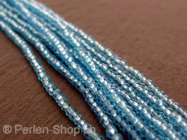 Briolette Perlen, Farbe: türkis, Grösse: ±1.5x2mm, Menge: 50 Stk.
