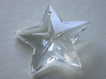 Swarovski pendant star, 6716, 20mm, crystal, 1 pc.