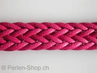 Wachs-Cord, pink, ±16mm, 10 cm