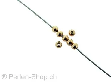 Silver Bead, Color: SILVER 925 rose gold plated, Size: ±3mm, Qty: 5 pc.