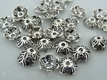 Silver Bead Cap, Color: SILVER 925, Size: ±9x3mm, Qty: 1 pc.
