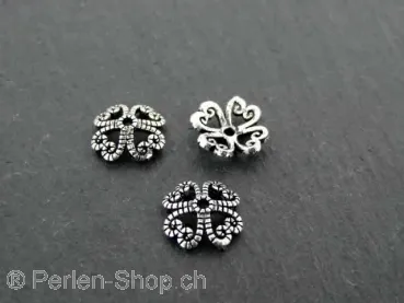 Silver Bead Cap, Color: SILVER 925, Size: ±12x3mm, Qty: 1 pc.