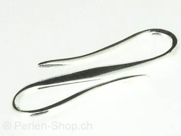 S-Hook Clasp, SILVER 925, ±24mm 1 pc.