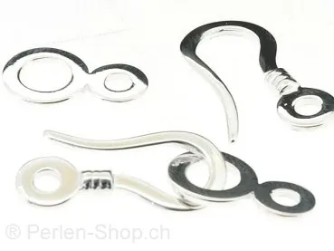 Hook Clasp, SILVER 925, 1 pc.