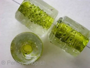 Tube Bubbles, grün, ±15mm, 5 Stk.