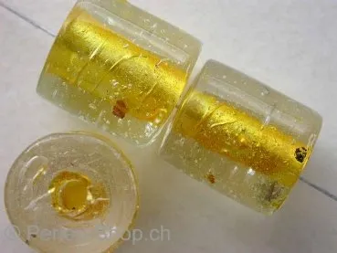 Tube Bubbles, gelb, ±15mm, 5 Stk.