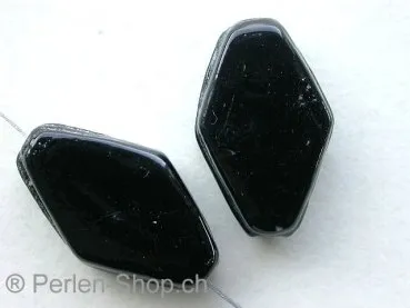 Small Diamond, schwarz, ±20mm, 5 Stk.