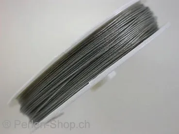 Brass wire with coating, platinum, 0.60mm, ±10 meter
