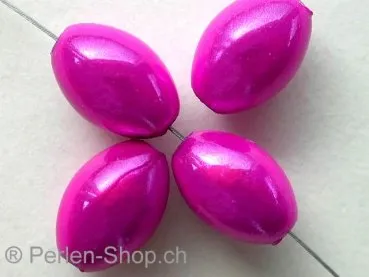 Miracle-Bead, 14x10mm, pink, 7 Stk.