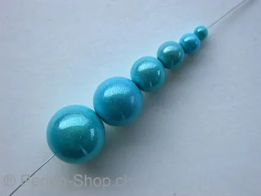 Miracle-Bead,14mm, turquoise, 4 pc.