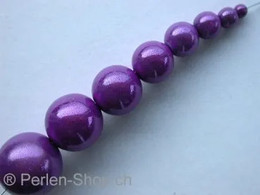 Miracle-Bead,14mm, purple, 4 pc.