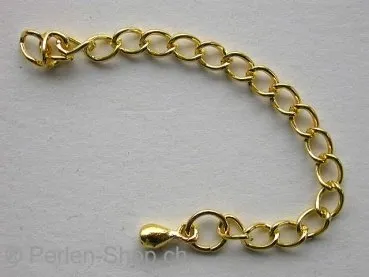 Extension Chains, 70mm, gold color, 5 pc.