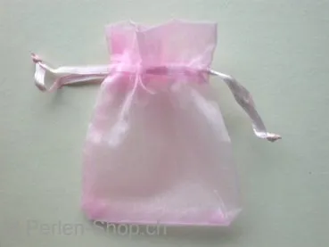 Geschenktaschen seide (Organzabeutel), rosa ±7x9 cm, 1 Stk.
