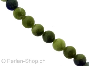 Chinese Jade, Halbedelstein, Farbe: multi, Grösse: ±4mm, Menge: 1 strang ±40cm (±91 Stk.)