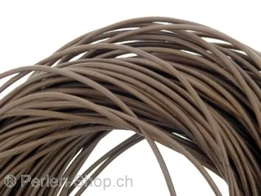 ACTION – Leather Cord b-quality, Color: brown, Size: 2mm, Qty: 1 meter
