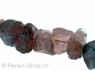Le quartz rose, Couleur: rose, Taille: ±11mm, Quantite: 5 piece