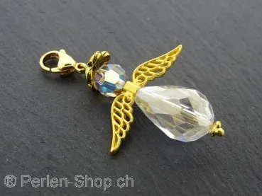 Drop Beads, Color; crystal irisierend, Size: ±13x10mm, Qty: 1 pc.