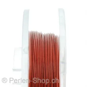 Top Q fil câble gaine de nylon 50m, Couleur: rouge, Taille: 0.5 mm, Quantite: 1 piece