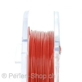 Top Q fil câble gaine de nylon 50m, Couleur: orange, Taille: 0.5 mm, Quantite: 1 piece