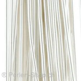 French Wire (würmli) for ±0.38mm Wire, Color: Silber, Size: ±0.8 mm, Qty: ±70cm