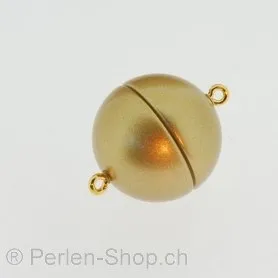 Magnetverschluss rund, Farbe: Gold, Grösse: 18 mm, Menge: 1 Stk.