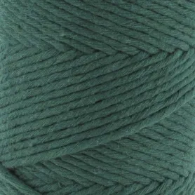 Hoooked Wolle Spesso Makramee Rope, Farbe: Dunkelgrün, Gewicht: 500g, Menge: 1 Stk.