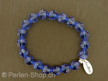 Swarovski Bracelet 10 mm in Capri Blue