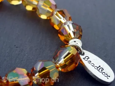 Swarovski Bracelet 10 mm in Crystal Copper