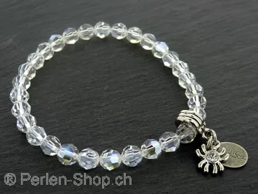 Swarovski Bracelet 6 mm in Crystal Moonlight