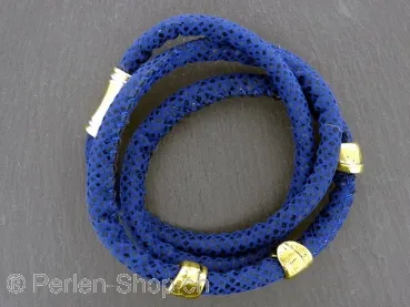 Wrap bracelet blue