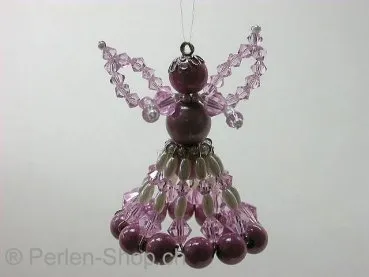 Engel Miracle Beads/Glassschliffperlen mit Anleitung, ±6cm, 1 Stk.
